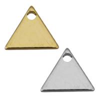 Brass Jewelry Pendants, Triangle, plated Approx 1mm 