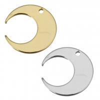 Brass Jewelry Pendants, Moon, plated Approx 1mm 