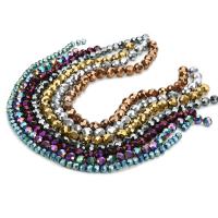 Farbige Magnetische Hämatit Perlen, rund, verschiedene Größen vorhanden & facettierte, keine, Bohrung:ca. 1.5mm, Länge:15 ZollInch, verkauft von Strang