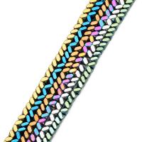 Farbige Magnetische Hämatit Perlen, keine, 3x3mm, Bohrung:ca. 1.5mm, Länge:ca. 15 ZollInch, ca. 128PCs/Strang, verkauft von Strang