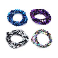 Farbige Magnetische Hämatit Perlen, Sechseck, verschiedene Größen vorhanden, keine, Bohrung:ca. 2mm, Länge:ca. 15 ZollInch, verkauft von Strang