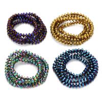 Perles hématite magnétique multicolore, plus de couleurs à choisir, 4mm Environ 2mm Environ 15 pouce, Environ Vendu par brin