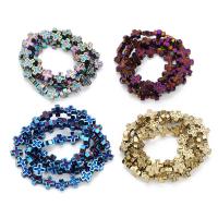 Perles hématite magnétique multicolore, croix, plus de couleurs à choisir, 6mm Environ 2mm Environ 15 pouce, Environ Vendu par brin