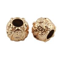 Zinc Alloy Jewelry Beads, Column, gold color plated, lead & cadmium free Approx 4.5mm 