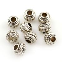 Zinc Alloy Jewelry Beads, Drum, antique silver color plated, lead & cadmium free Approx 1.5mm 