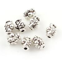 Zinc Alloy Jewelry Beads, Column, antique silver color plated, lead & cadmium free Approx 1mm 