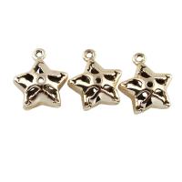 Zinc Alloy Star Pendant, gold color plated, lead & cadmium free Approx 2mm 