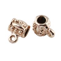 Zinc Alloy Bail Beads, rose gold color plated, lead & cadmium free Approx 