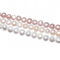 Baroque Cultured Freshwater Pearl Beads, Nuggets, natural 10-11mm Approx 0.8mm .5 Inch 