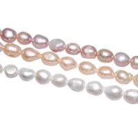 Perles nacres baroques de culture d'eau douce , perle d'eau douce cultivée, pepite, naturel, plus de couleurs à choisir, 9-10mm Environ 0.8mm pouce, Vendu par brin