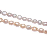Baroque Cultured Freshwater Pearl Beads, Nuggets, natural 8-9mm Approx 0.8mm .5 Inch 