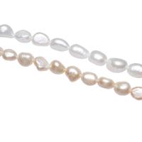 Baroque Cultured Freshwater Pearl Beads, Nuggets, natural 8-9mm Approx 0.8mm Inch 