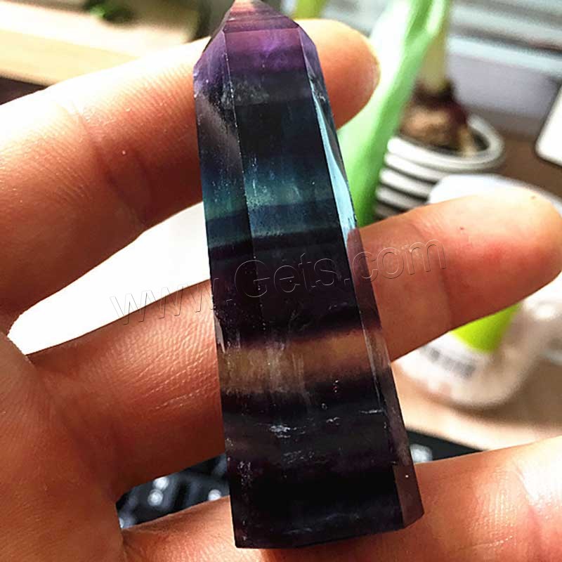 Colorful Fluorite Craft Decoration, different size for choice, Sold By PC
