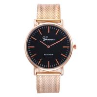 Unisex Wrist Watch, Zinc Alloy, with Glass, Chinese movement, plated, waterproofless Approx 9.5 Inch 