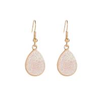 Resin Zinc Alloy Earring, with Resin, plated, for woman 36mm 