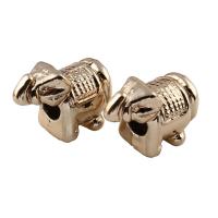 Zinc Alloy Animal Beads, Elephant, gold color plated, lead & cadmium free Approx 4.5mm 