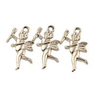 Character Shaped Zinc Alloy Pendants, Angel, gold color plated, lead & cadmium free Approx 1.5mm 