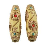 Zinc Alloy Beads, with Indonesia, gold color plated, lead & cadmium free Approx 5mm 