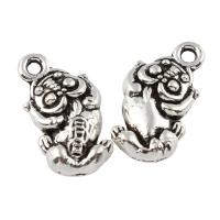 Zinc Alloy Animal Pendants, Fabulous Wild Beast, antique silver color plated, lead & cadmium free Approx 1.5mm, Approx 