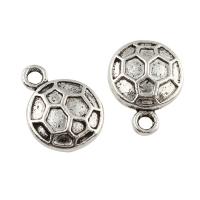 Zinc Alloy Jewelry Pendants, antique silver color plated, lead & cadmium free Approx 2mm 