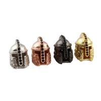 Cubic Zirconia Micro Pave Brass Beads, Helmet, plated, micro pave cubic zirconia nickel, lead & cadmium free Approx 2mm 