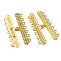 Zinc Alloy Charm Connector, gold color plated, 1/7 loop Approx 1mm 