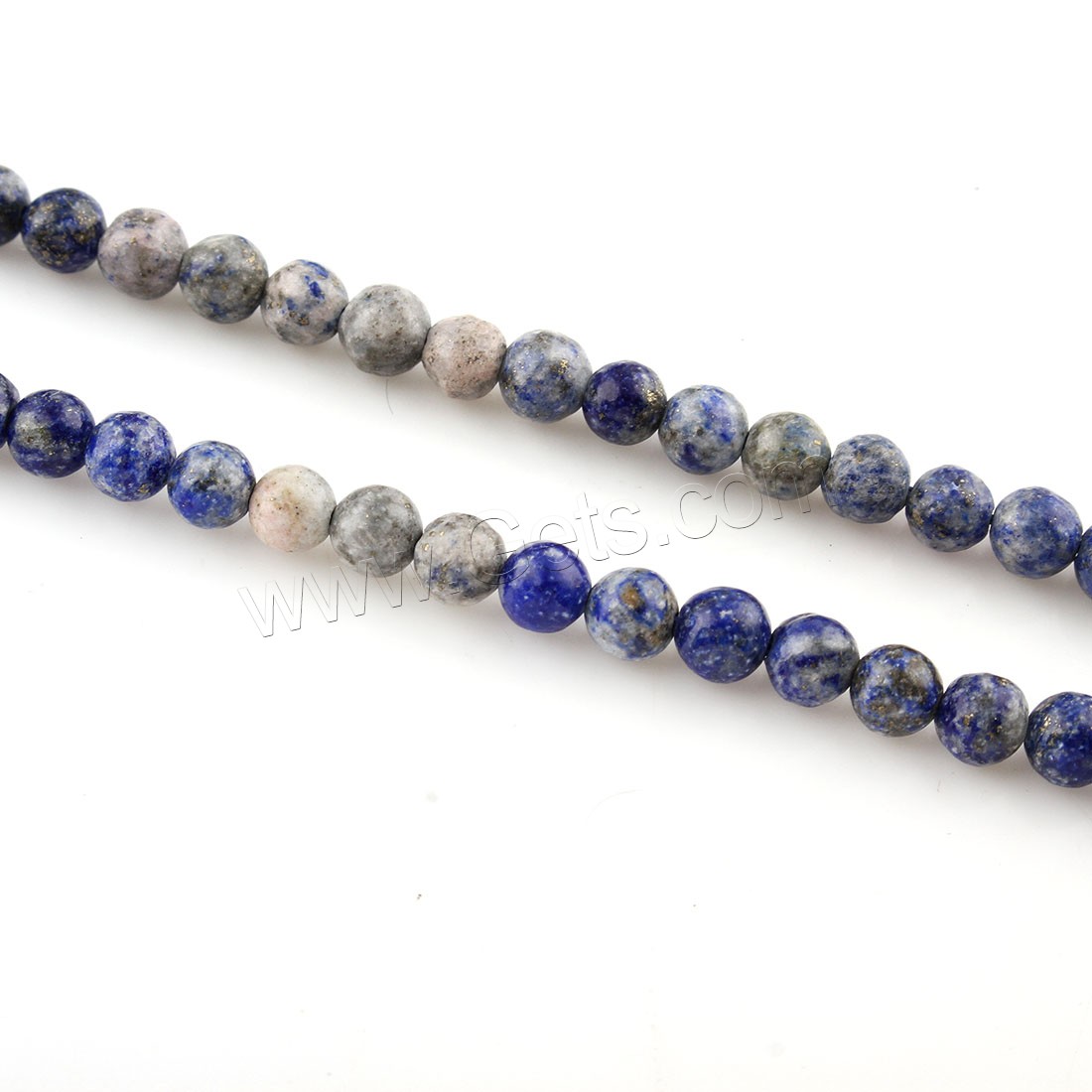 Perles de pierre lasurite naturelles, lapis lazuli naturel, Rond, normes différentes pour le choix, Longueur:Environ 15.5 pouce, Vendu par brin