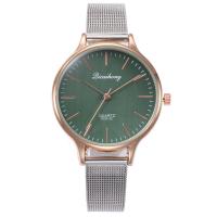 Women Wrist Watch, Alloy, with Glass, Chinese movement, Flat Round, for woman Approx 9 Inch 
