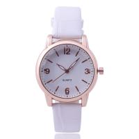 Women Wrist Watch, PU Leather, with Glass & Stainless Steel, Chinese movement, Flat Round, for woman Approx 9 Inch 
