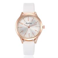 Women Wrist Watch, Silicone, with Glass & Zinc Alloy, Flat Round, for woman Approx 8.5 Inch 