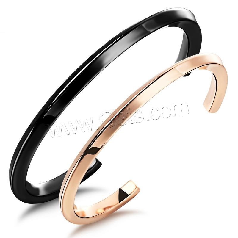 Titanium Steel Bracelet & Bangle, plated, for couple, 140x5mm,120x4mm, Sold By PC
