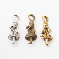 Character Shaped Zinc Alloy Pendants, plated Approx 2-3mm 