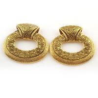 Zinc Alloy Jewelry Pendants, antique gold color plated Approx 