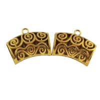Zinc Alloy Bail Beads, antique gold color plated Approx 4mm 
