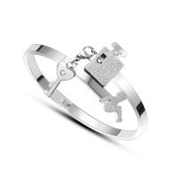 Stainless Steel Couple Bangle, for couple, 4mm, 14mm, Inner Approx 57mm Approx 8.26 Inch 