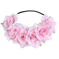 Bridal Hair Flowers, Polyester, for woman, mixed colors, 100mm 