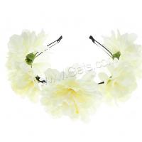 Hair Bands, Cloth, with PE Foam, Flower, for woman 65mm, 95mm 