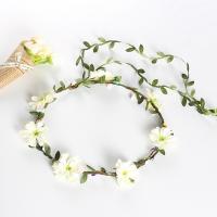 Bridal Hair Wreath, Cloth, Flower, for woman 180mm 