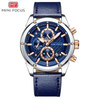 MINIFOCUS® Watch Collection, Zinc Alloy, with Leather & Glass, Japanese movement, plated, Life water resistant & for man & luminated Approx 9.7 Inch 