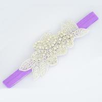 Fashion Baby Headband, Cloth, with Alloy, Flower, handmade, for children & with rhinestone Approx 14.18 Inch 