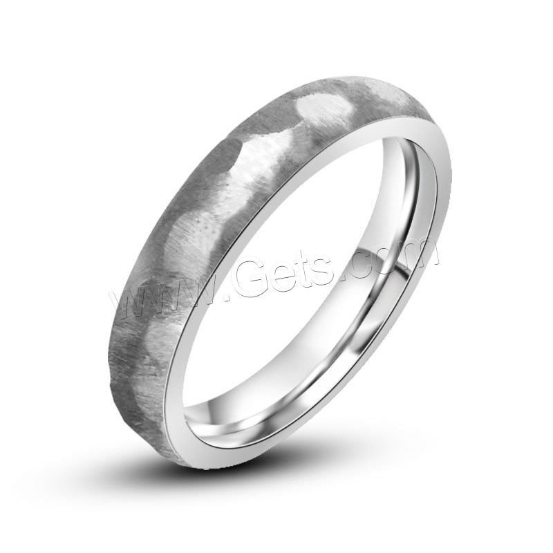 Titanium Steel Finger Ring, plated, Unisex & different size for choice, more colors for choice, Sold By PC