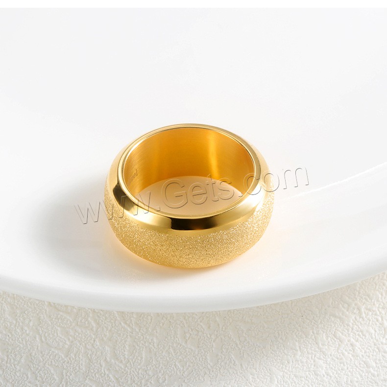 Partículas de acero anillo, chapado en color dorado, diverso tamaño para la opción & para hombre & glaseado, 3.2mm, 10mm, Vendido por UD