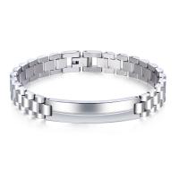 Titanium Steel Couple Bracelet Approx 8 Inch, Approx  8.5 Inch 