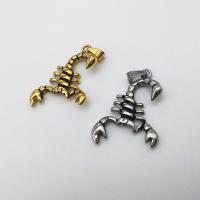 Stainless Steel Animal Pendants, Scorpion, plated, blacken Approx 2-4mm 