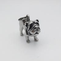 Stainless Steel Animal Pendants, Dog, plated, blacken Approx 2-4mm 
