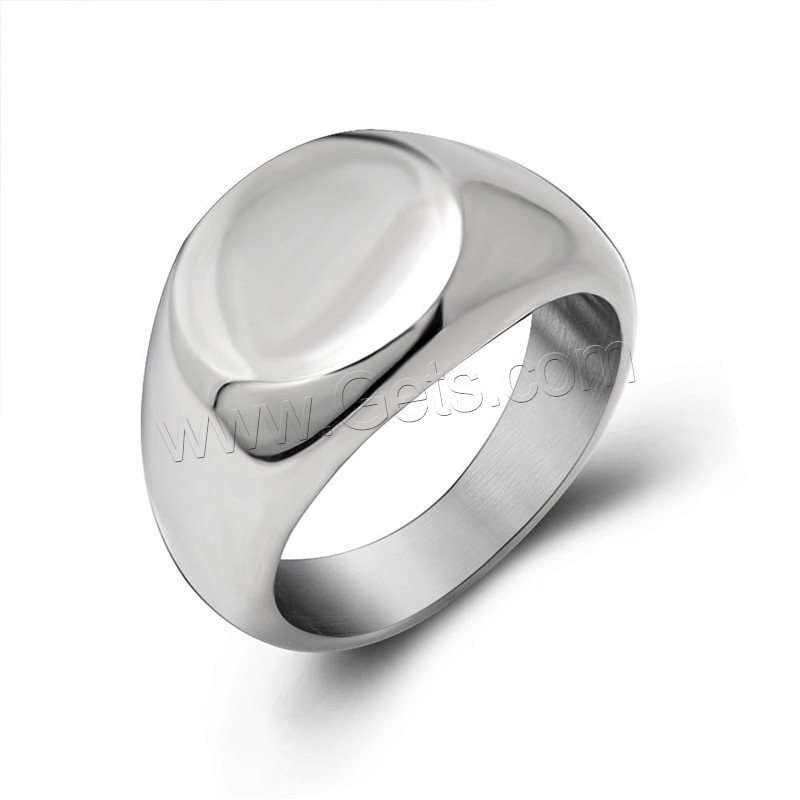 Титан Сталь палец кольцо, титан, Мужская & разный размер для выбора, оригинальный цвет, продается PC