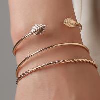 Zinc Alloy Cuff Bangle, rose gold color plated, open & adjustable & for woman, Inner Approx 60mm .3 Inch 