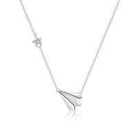 Sterling Silver Jewelry Necklace, 925 Sterling Silver, with 2inch extender chain, silver color plated, oval chain & for woman Approx 15.7 Inch 
