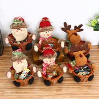 Wollmischung Weihnachten Zucker Korb, mit Bambus, Weihnachtsschmuck & verschiedene Größen vorhanden & verschiedene Stile für Wahl, verkauft von PC