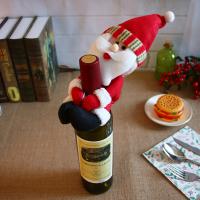 Stoff Weihnachten Wein Bag, Weihnachtsschmuck & verschiedene Stile für Wahl, 130x250mm, verkauft von PC